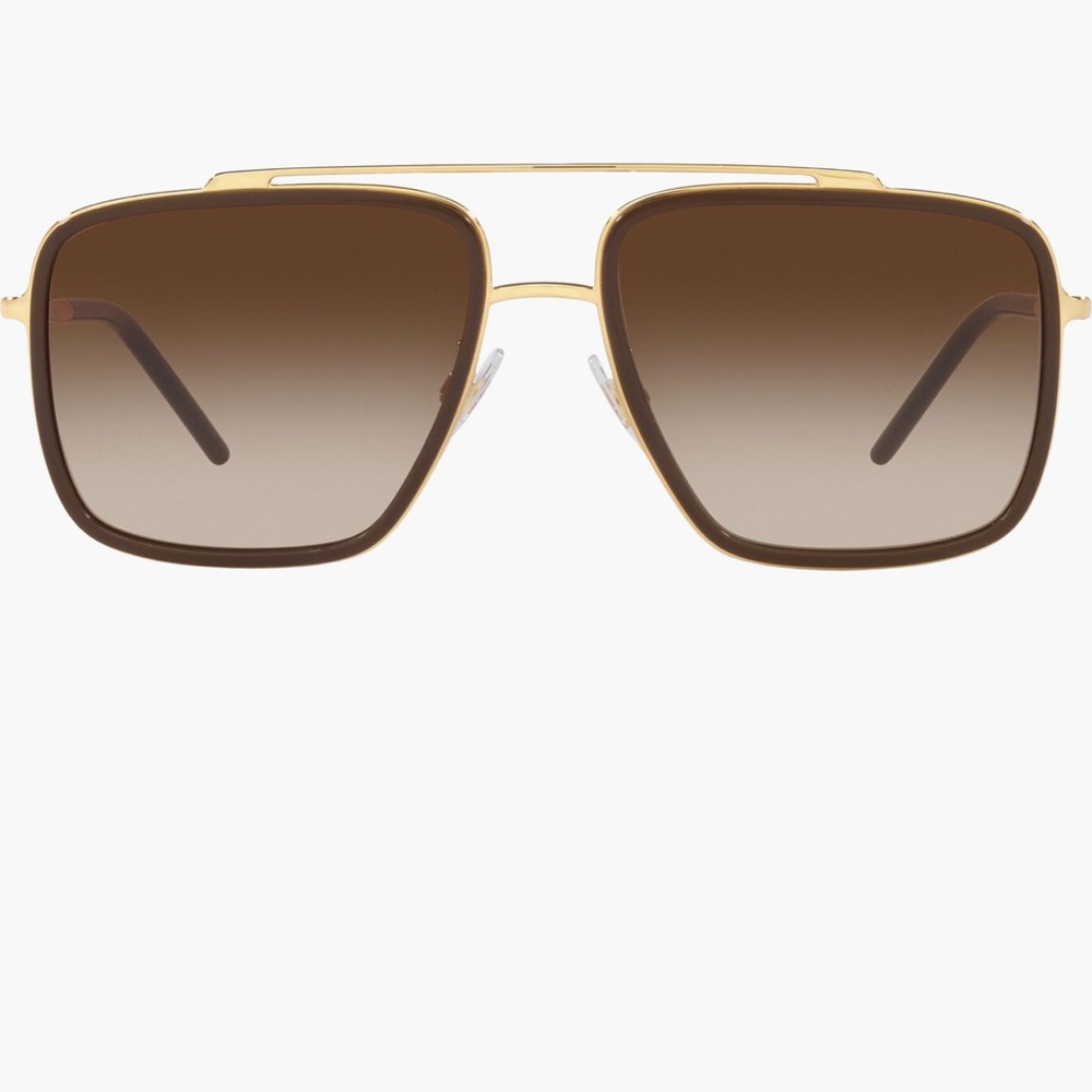 Dolce & Gabbana 57mm Gradient Aviator Sunglasses